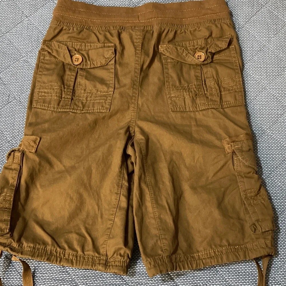 Kids Brown Cargo Shorts